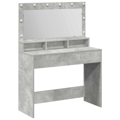 Dressing Table Concrete Grey 100 x 41 x 135 cm Engineered Wood