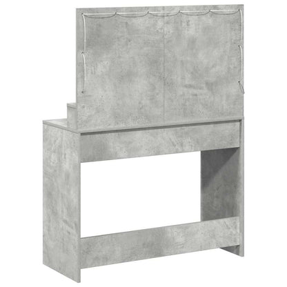 Dressing Table Concrete Grey 100 x 41 x 135 cm Engineered Wood
