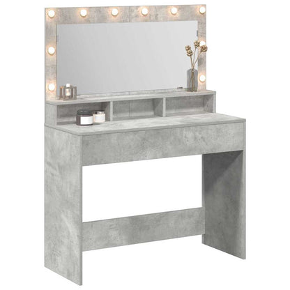Dressing Table Concrete Grey 100 x 41 x 135 cm Engineered Wood
