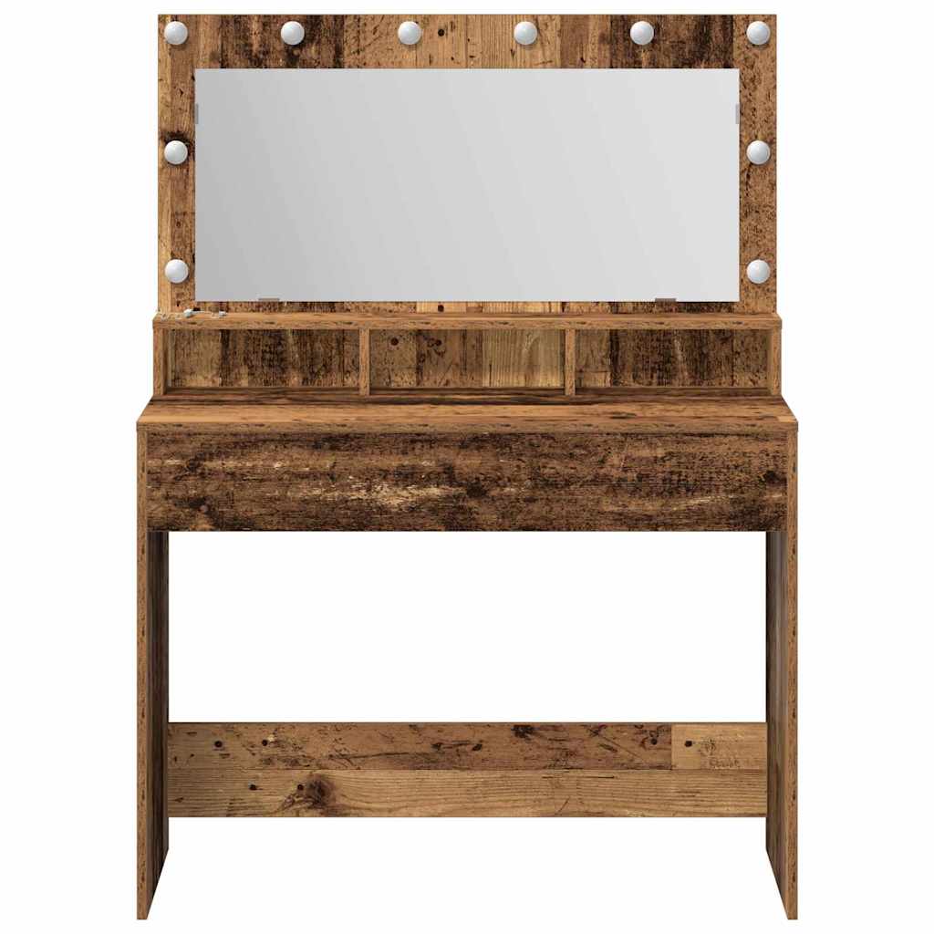 Dressing Table Old Wood 100 x 41 x 135 cm Engineered Wood