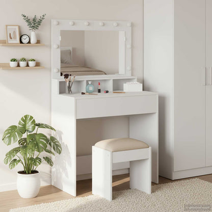 Dressing Table White 78.5 x 41 x 135 cm Engineered Wood