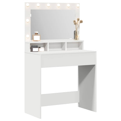 Dressing Table White 78.5 x 41 x 135 cm Engineered Wood