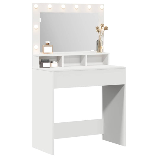 Dressing Table White 78.5 x 41 x 135 cm Engineered Wood