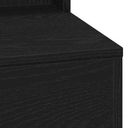 Dressing Table Black Oak 75.5 x 41 x 135 cm Engineered Wood