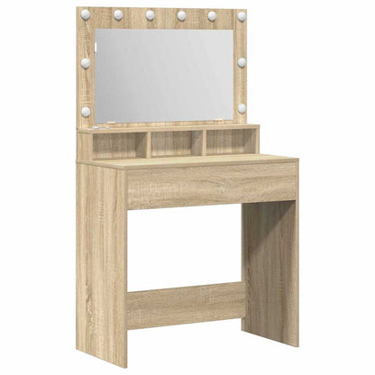 Dressing Table Sonoma Oak 75.5 x 41 x 135 cm Engineered Wood