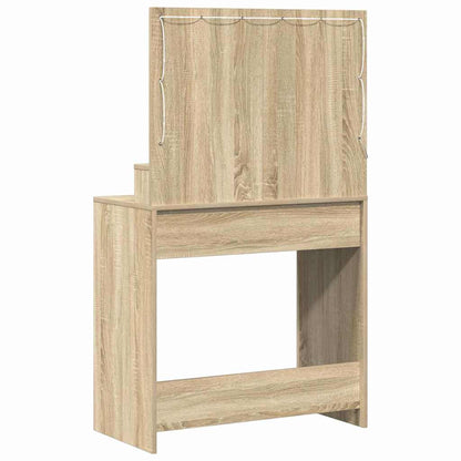 Dressing Table Sonoma Oak 75.5 x 41 x 135 cm Engineered Wood