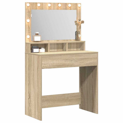 Dressing Table Sonoma Oak 75.5 x 41 x 135 cm Engineered Wood