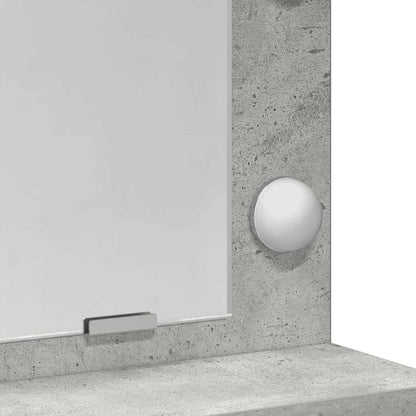 Dressing Table Concrete Grey 75.5 x 41 x 135 cm Engineered Wood
