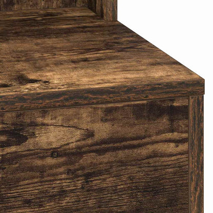 Dressing Table Smoked Oak 75.5 x 41 x 135 cm Engineered Wood