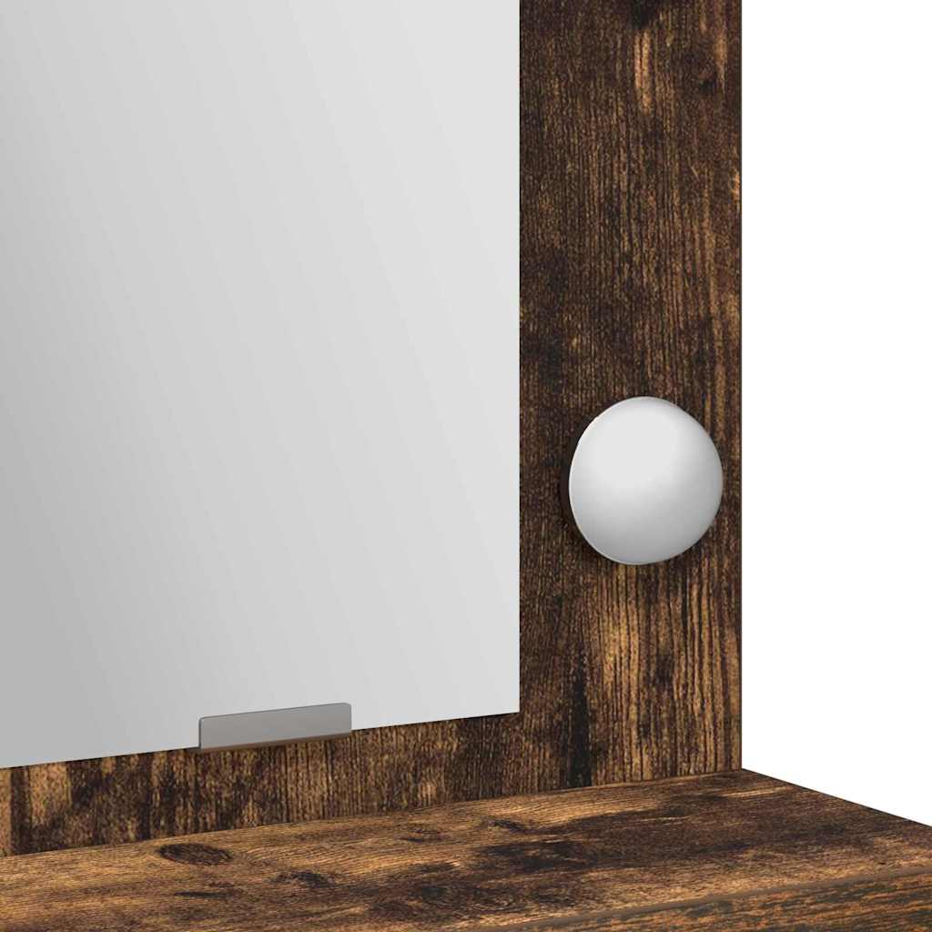 Dressing Table Smoked Oak 75.5 x 41 x 135 cm Engineered Wood