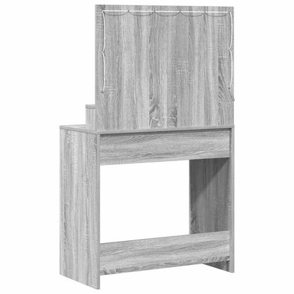 Dressing Table Grey Sonoma 75.5 x 41 x 135 cm Engineered Wood