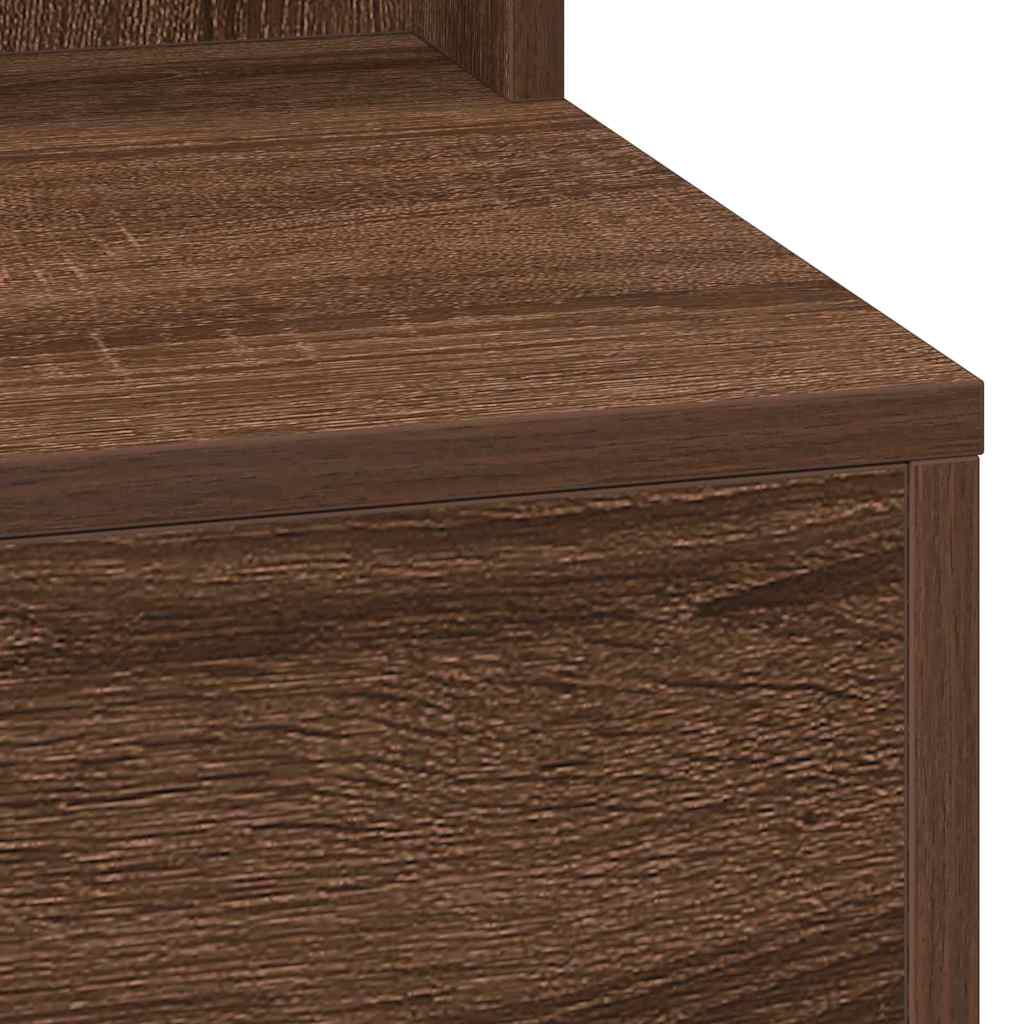 Dressing Table Brown Oak 75.5 x 41 x 135 cm Engineered Wood