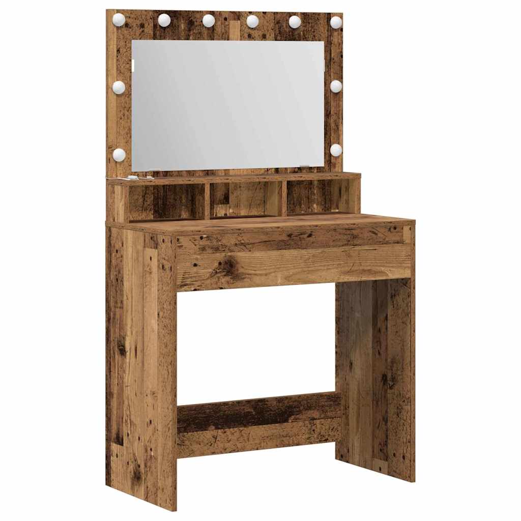 Dressing Table Old Wood 75.5 x 41 x 135 cm Engineered Wood