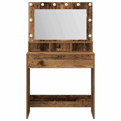 Dressing Table Old Wood 75.5 x 41 x 135 cm Engineered Wood