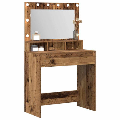 Dressing Table Old Wood 75.5 x 41 x 135 cm Engineered Wood