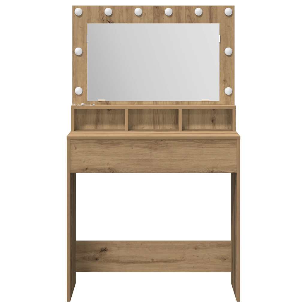Dressing Table Artisan Oak 75.5 x 41 x 135 cm Engineered Wood