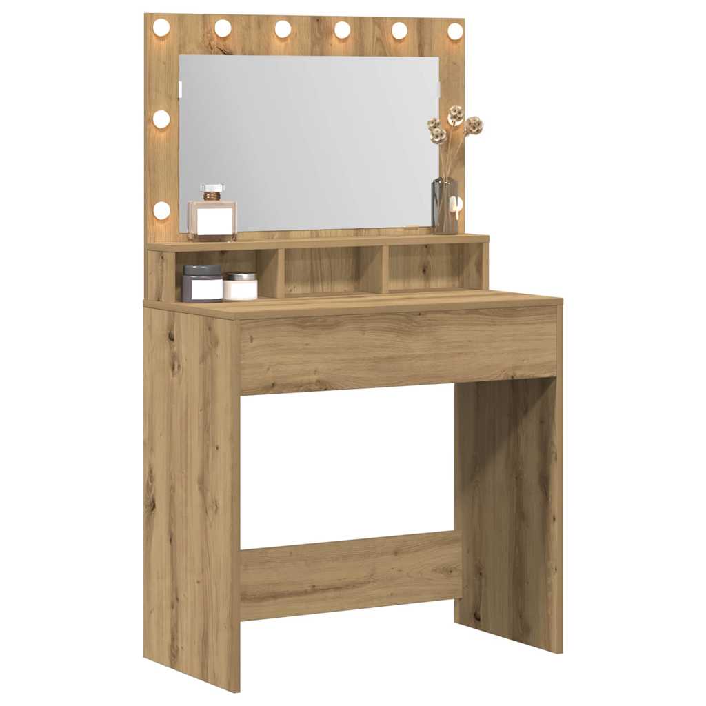 Dressing Table Artisan Oak 75.5 x 41 x 135 cm Engineered Wood