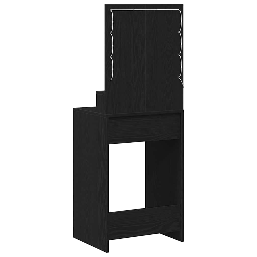 Dressing Table Black Oak 50 x 41 x 135 cm Engineered Wood