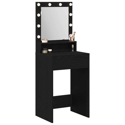 Dressing Table Black Oak 50 x 41 x 135 cm Engineered Wood