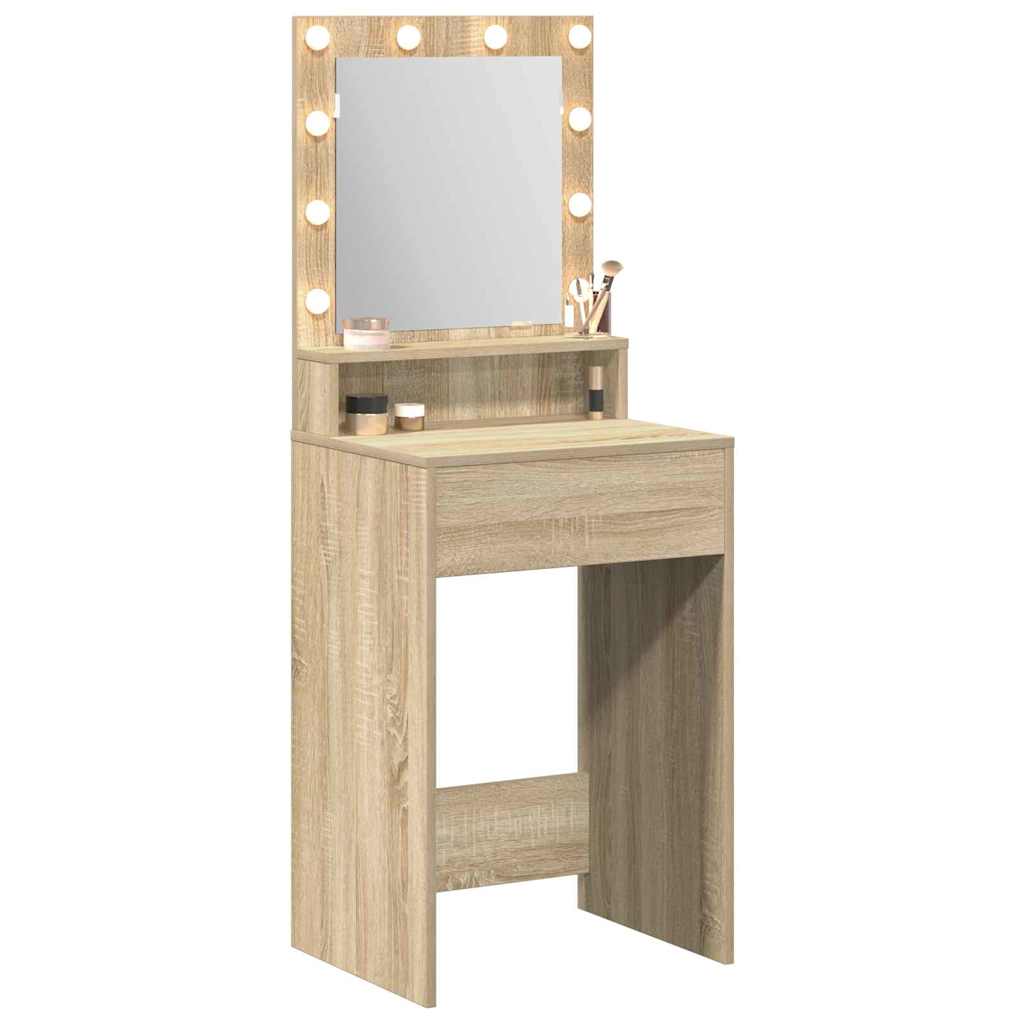Dressing Table Sonoma Oak 50 x 41 x 135 cm Engineered Wood