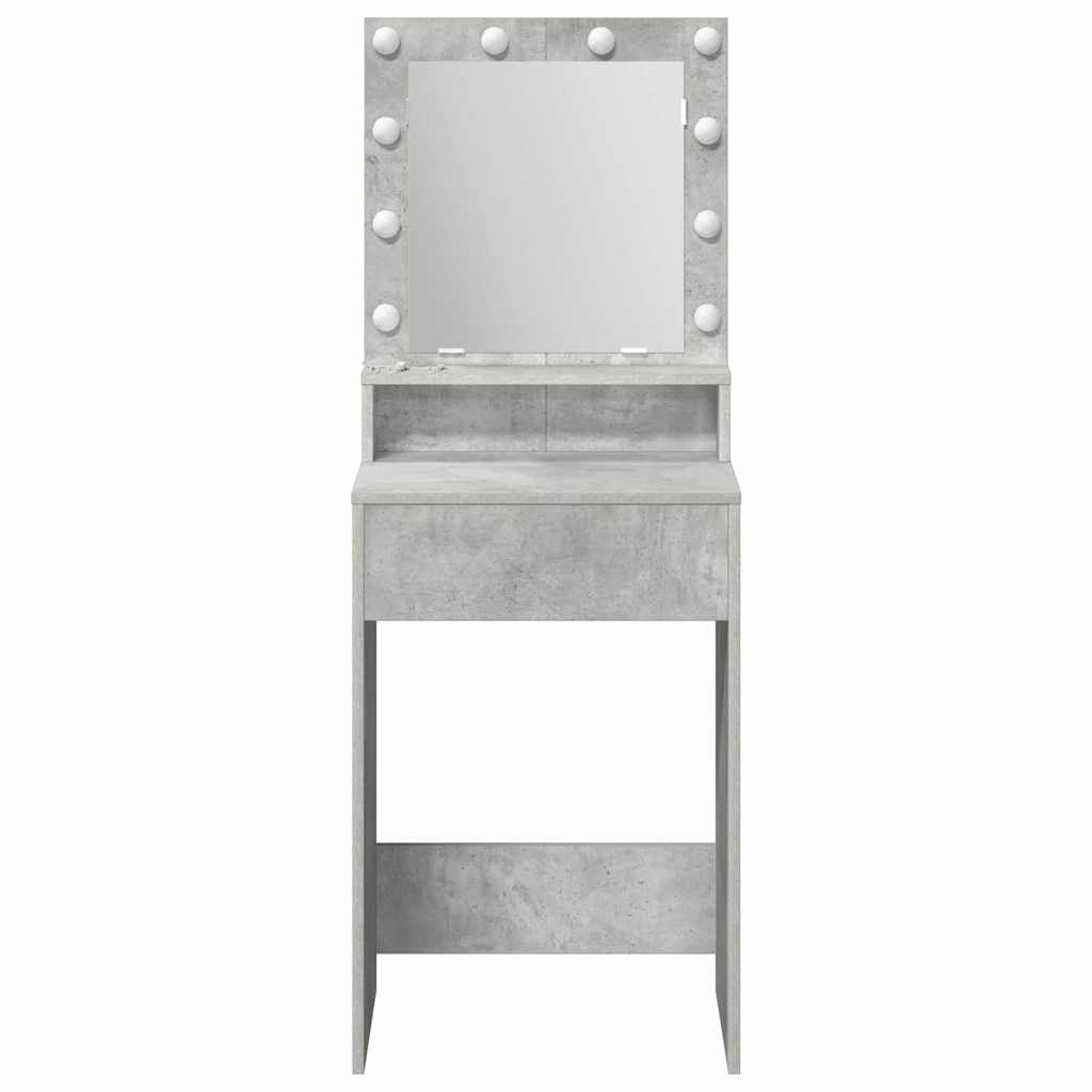 Dressing Table Concrete Grey 50 x 41 x 135 cm Engineered Wood