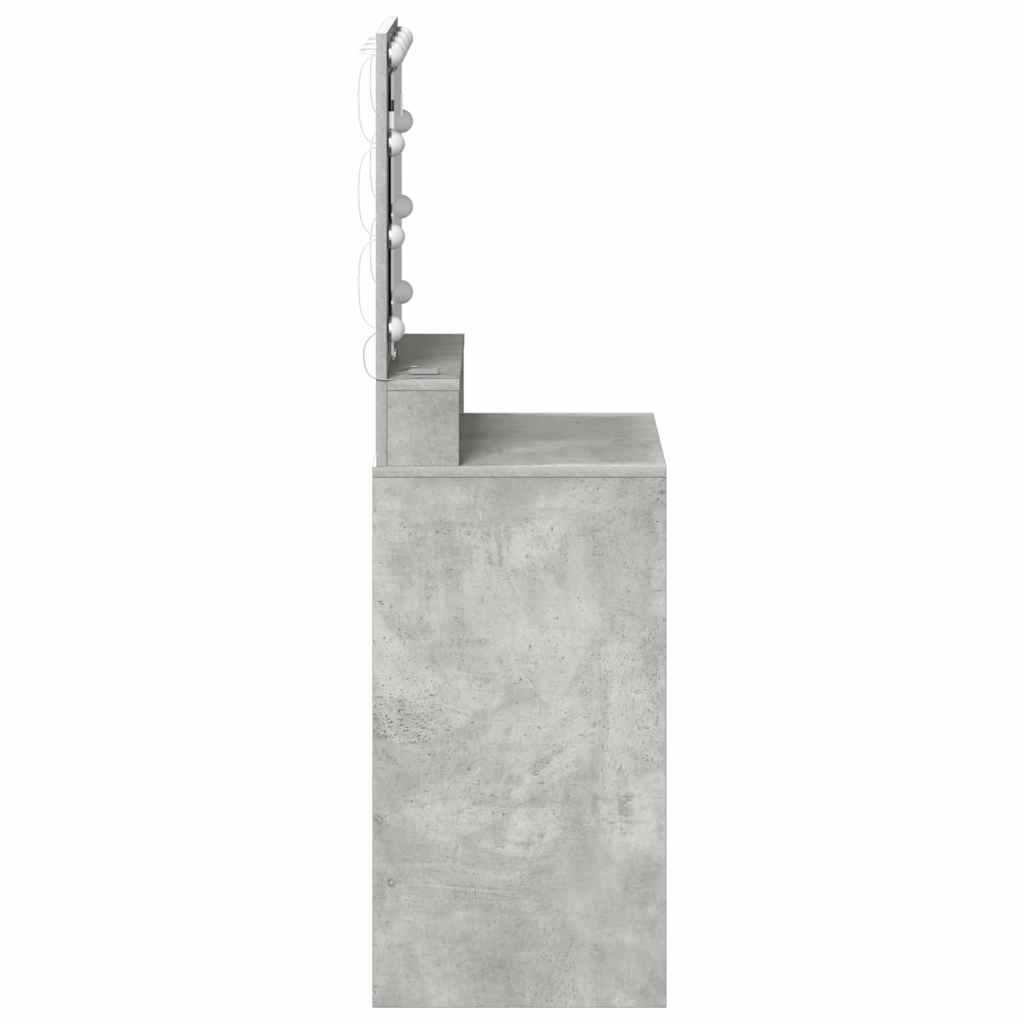 Dressing Table Concrete Grey 50 x 41 x 135 cm Engineered Wood