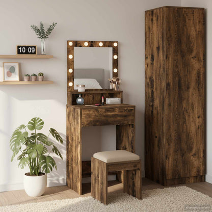Dressing Table Smoked Oak 50 x 41 x 135 cm Engineered Wood