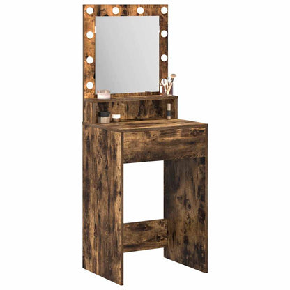 Dressing Table Smoked Oak 50 x 41 x 135 cm Engineered Wood