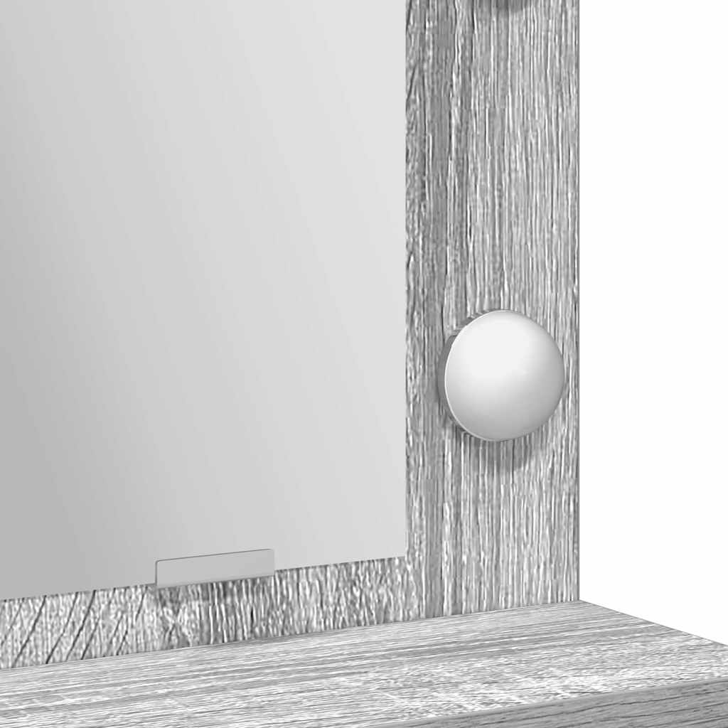 Dressing Table Grey Sonoma 50 x 41 x 135 cm Engineered Wood