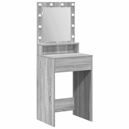 Dressing Table Grey Sonoma 50 x 41 x 135 cm Engineered Wood
