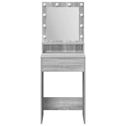 Dressing Table Grey Sonoma 50 x 41 x 135 cm Engineered Wood