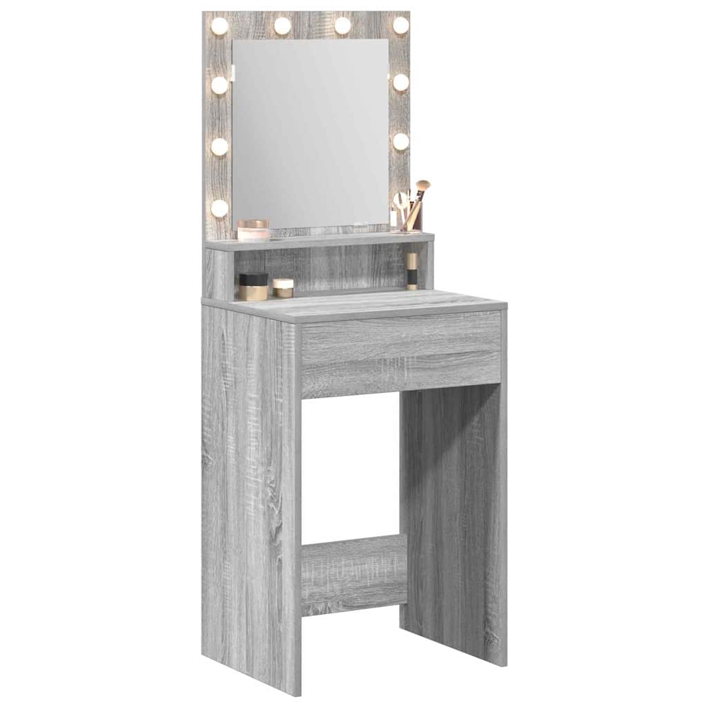 Dressing Table Grey Sonoma 50 x 41 x 135 cm Engineered Wood