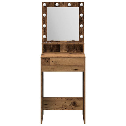 Dressing Table Old Wood 50 x 41 x 135 cm Engineered Wood