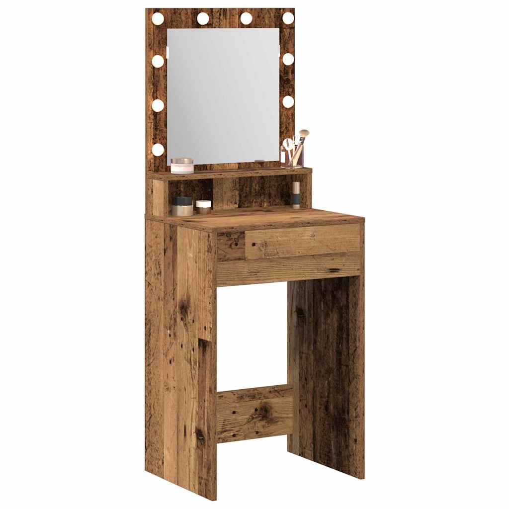 Dressing Table Old Wood 50 x 41 x 135 cm Engineered Wood