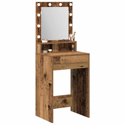 Dressing Table Old Wood 50 x 41 x 135 cm Engineered Wood