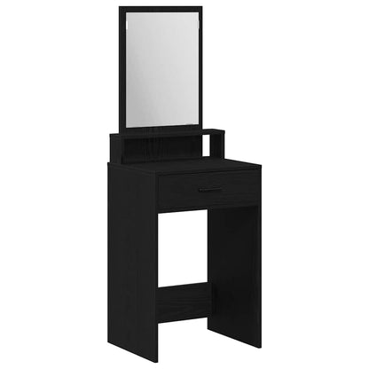 Dressing Table Black Oak 50 x 41 x 140 cm Engineered Wood