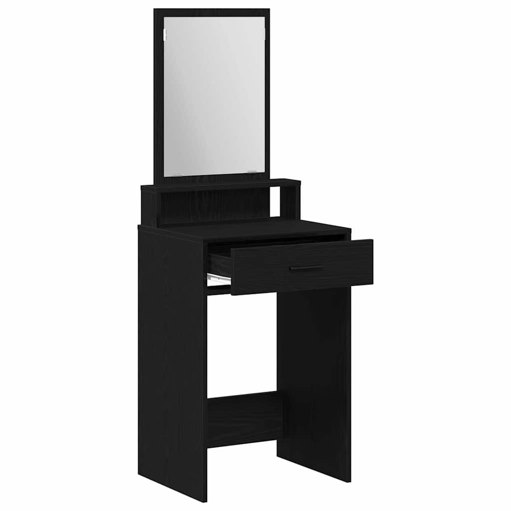 Dressing Table Black Oak 50 x 41 x 140 cm Engineered Wood