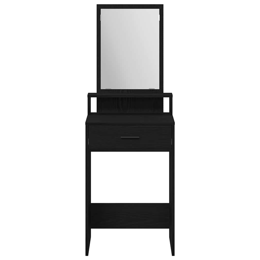 Dressing Table Black Oak 50 x 41 x 140 cm Engineered Wood