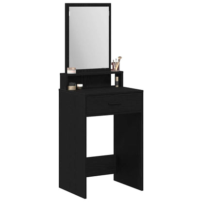 Dressing Table Black Oak 50 x 41 x 140 cm Engineered Wood