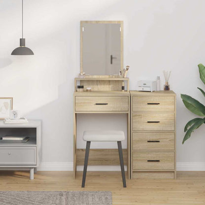 Dressing Table Sonoma Oak 50 x 41 x 140 cm Engineered Wood