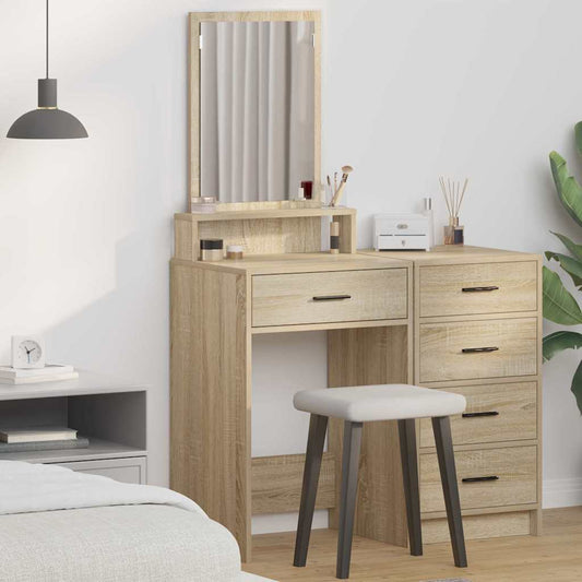 Dressing Table Sonoma Oak 50 x 41 x 140 cm Engineered Wood