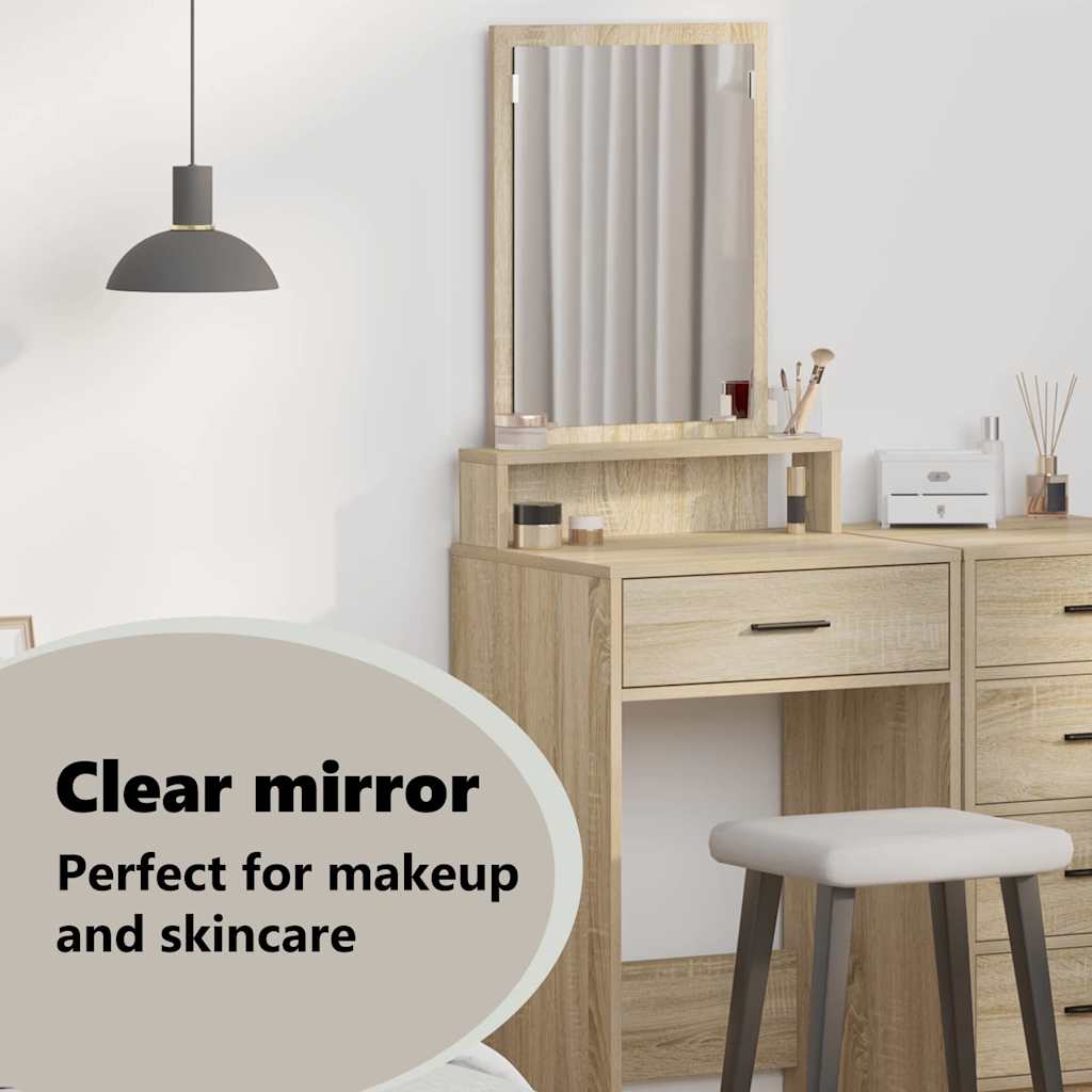 Dressing Table Sonoma Oak 50 x 41 x 140 cm Engineered Wood