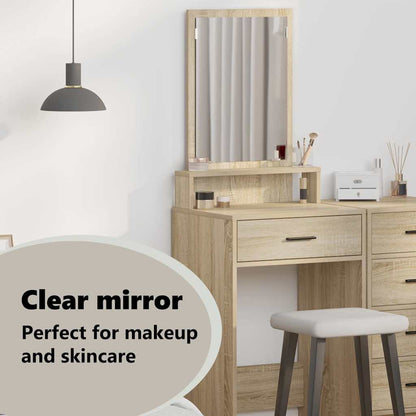 Dressing Table Sonoma Oak 50 x 41 x 140 cm Engineered Wood