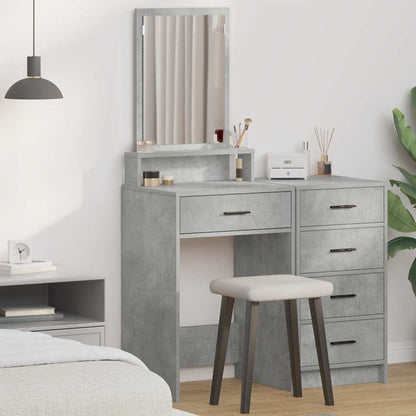 Dressing Table Concrete Grey 50 x 41 x 140 cm Engineered Wood
