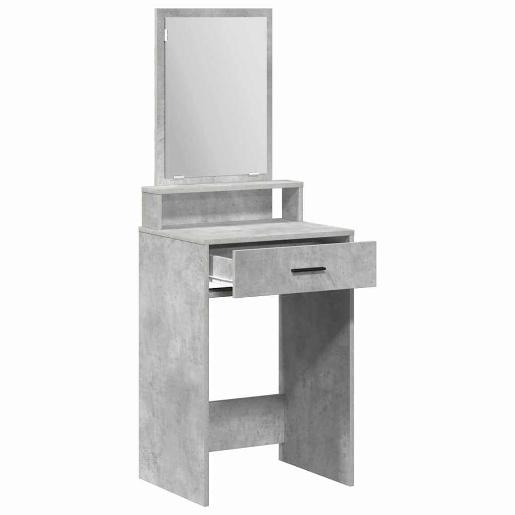 Dressing Table Concrete Grey 50 x 41 x 140 cm Engineered Wood