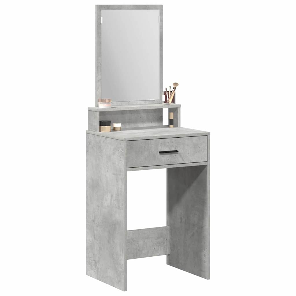 Dressing Table Concrete Grey 50 x 41 x 140 cm Engineered Wood