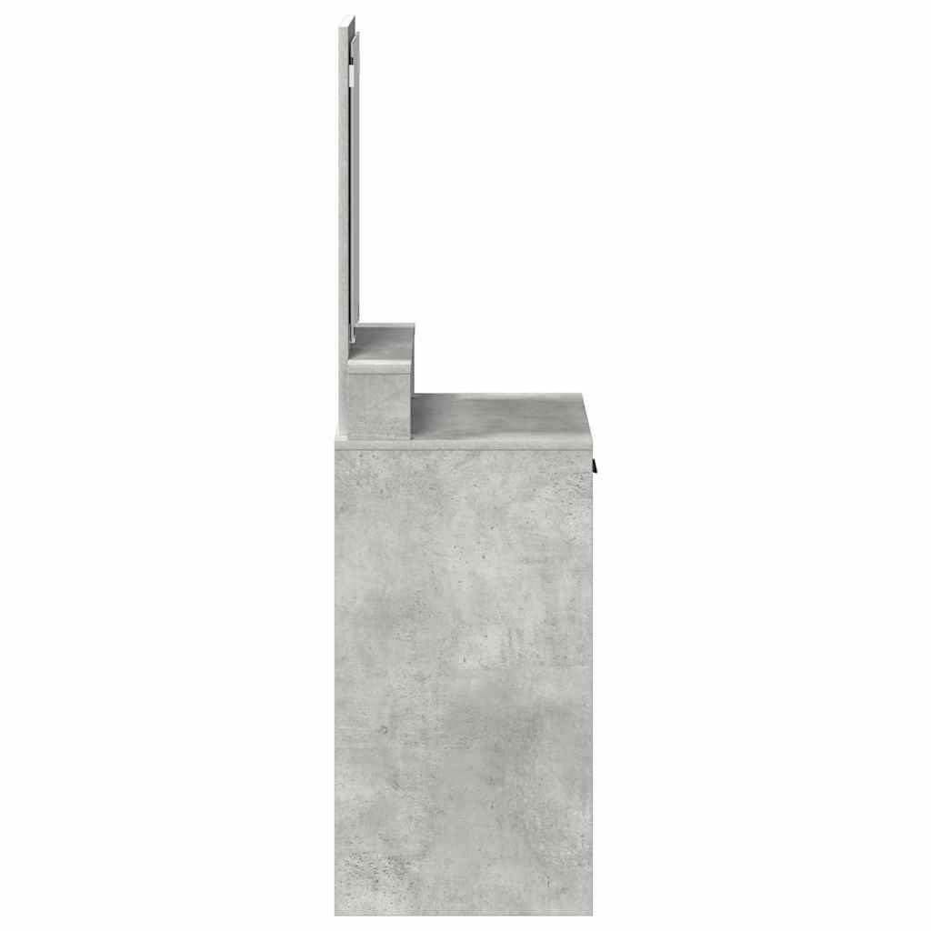 Dressing Table Concrete Grey 50 x 41 x 140 cm Engineered Wood