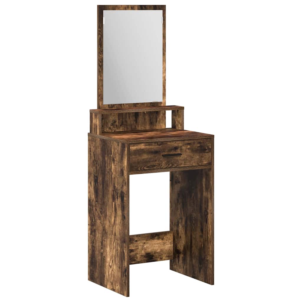 Dressing Table Smoked Oak 50 x 41 x 140 cm Engineered Wood