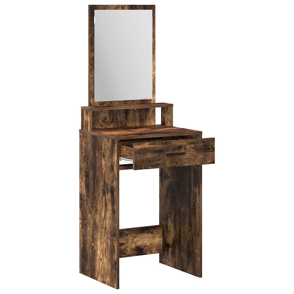 Dressing Table Smoked Oak 50 x 41 x 140 cm Engineered Wood