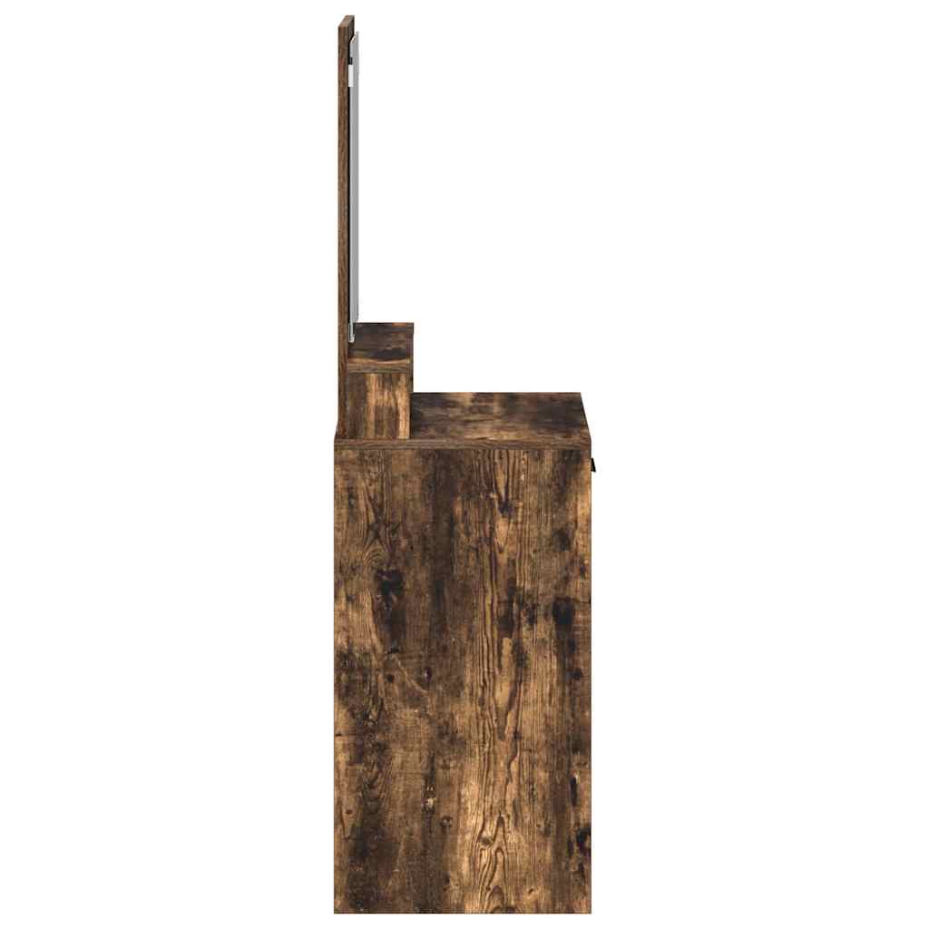 Dressing Table Smoked Oak 50 x 41 x 140 cm Engineered Wood